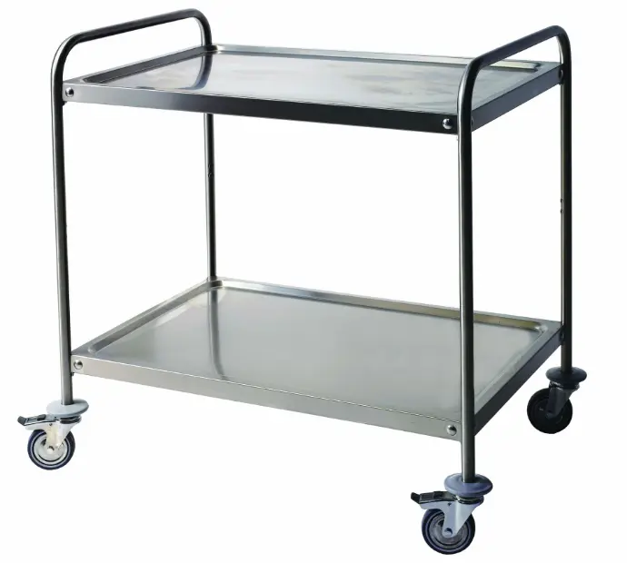 CHARIOT DE SERVICE 2 NIVEAUX DEMONTABLE