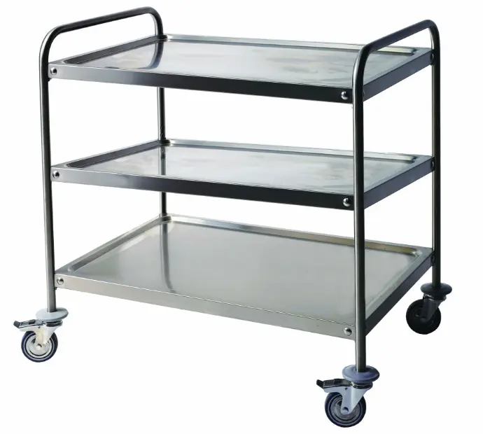 CHARIOT DE SERVICE 3 NIVEAUX DEMONTABLE