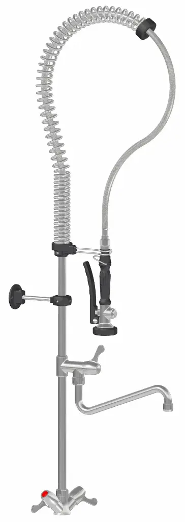 DOUCHETTE + ROBINET MELANGEUR 1/4 DE TOUR MONOTROU