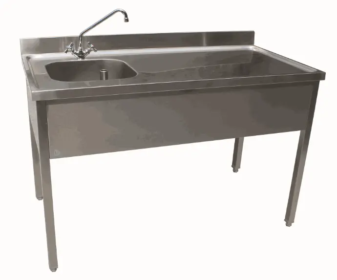 TABLE CHEF AVEC CUVE 400X400X300 DROITE