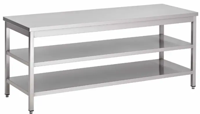 TABLE DE TRAVAIL AVEC 2 SOUS-TABLETTES