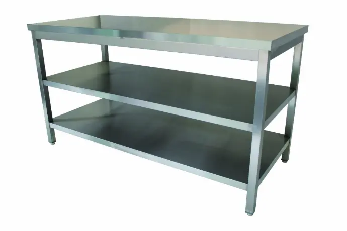 TABLE DE TRAVAIL AVEC 2 SOUS-TABLETTES