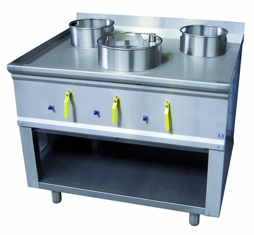 [ASIA4/C3N] CUIS.CHIN. 3 BRÛLEURS TYPE HOLLANDE