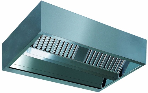 [HCL/2705] HOTTE CENTRALE AVEC  8 FILTRES INOX LABY