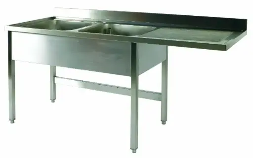 [PL/1624G+P0/LV] PLONGE 2 CUVES 400X500X275 EG.GX + P0/LV