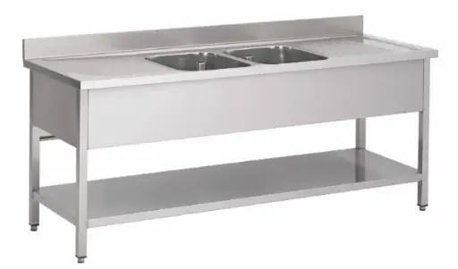 [PL/2626+PP/1] PLONGE 2 CUVES 600X500X325 2 EG. + PP/1