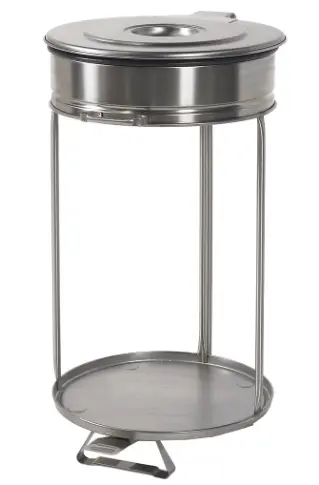 [POUB-PORTESAC-C] PORTE-SAC INOX POUR SAC 110 LITRES