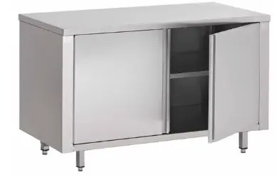 [TFB/107] TABLE ARMOIRE 2 PORTES BATTANTES + TI RE