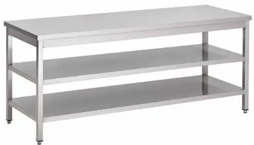 [TT/1982] TABLE DE TRAVAIL AVEC 2 SOUS-TABLETTES