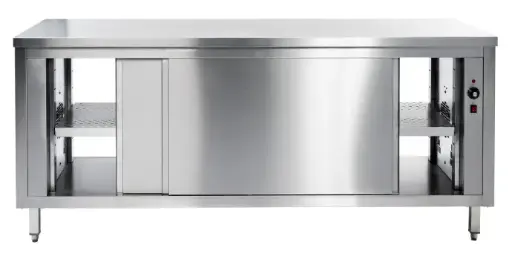 [TFCP/207] ARMOIRE CHAUDE PASSANTE (4PORTES COUL.)